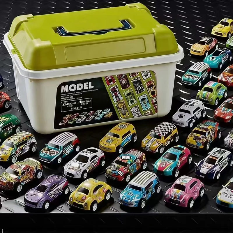 Kit Carrinhos de Brinquedo com Caixa Organizadora - Presente Perfeito para Aventuras e Diversão