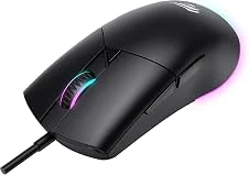 Havit Mouse Gamer MS1038 RGB Programável, 7 Botões, 1200-2400-3200-4800-6400-8000 DPI, USB, Design Ergonômico