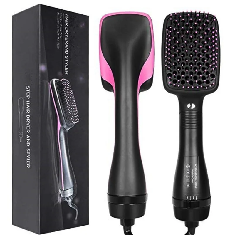 Escova Secadora Alisadora Modeladora 1600w Premium Soft Brush 3 modos Íons 110V