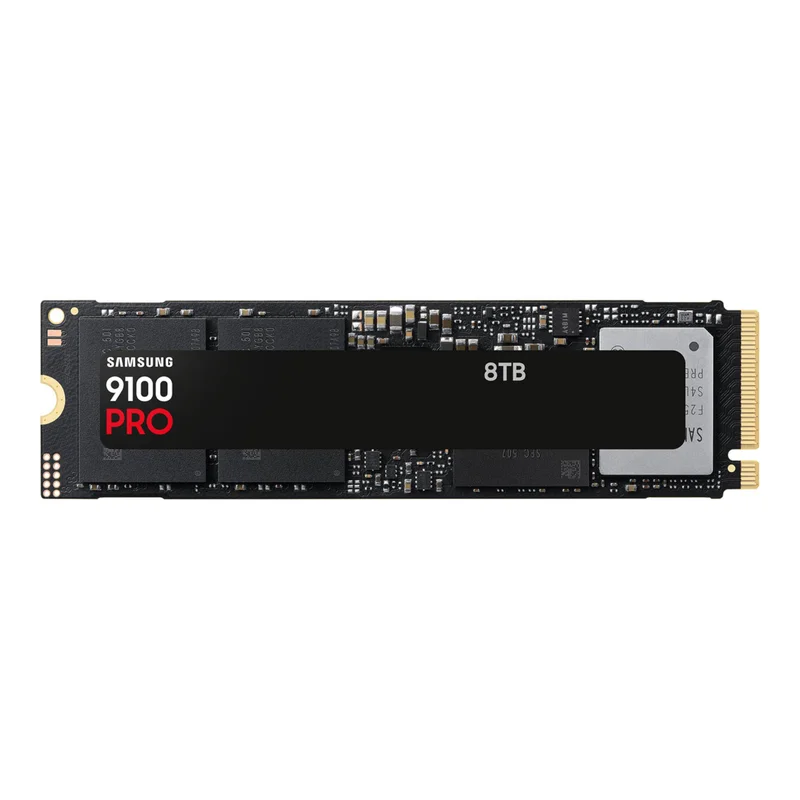 Samsung SSD 9100 PRO 8 TB Gen5 NVMe M.2 | NVMe Disco rígido interno de estado sólido para computação AI, jogos e estações de trabalho resistentes (MZ VAP8T0B/AM)
