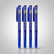 Kit 4 Caneta Apagável Mágica Ponta Fina 0.5mm Azul Canetinhas Que Apaga