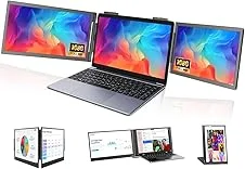Extensor de Tela para Notebook com FHD IPS 14", 1920 X 1080 Monitor Portatil, Extensor para Mac/Windows, Compatível Apenas com Interface Tipo C, Certifique-se da compatibilidade com o seu dispositivo