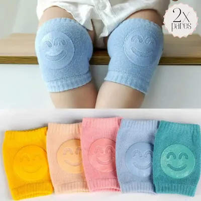 1/2/3 Pares Joelheira Bebe Engatinhar Infantil Proteção Para Joelhos Crianças Meias