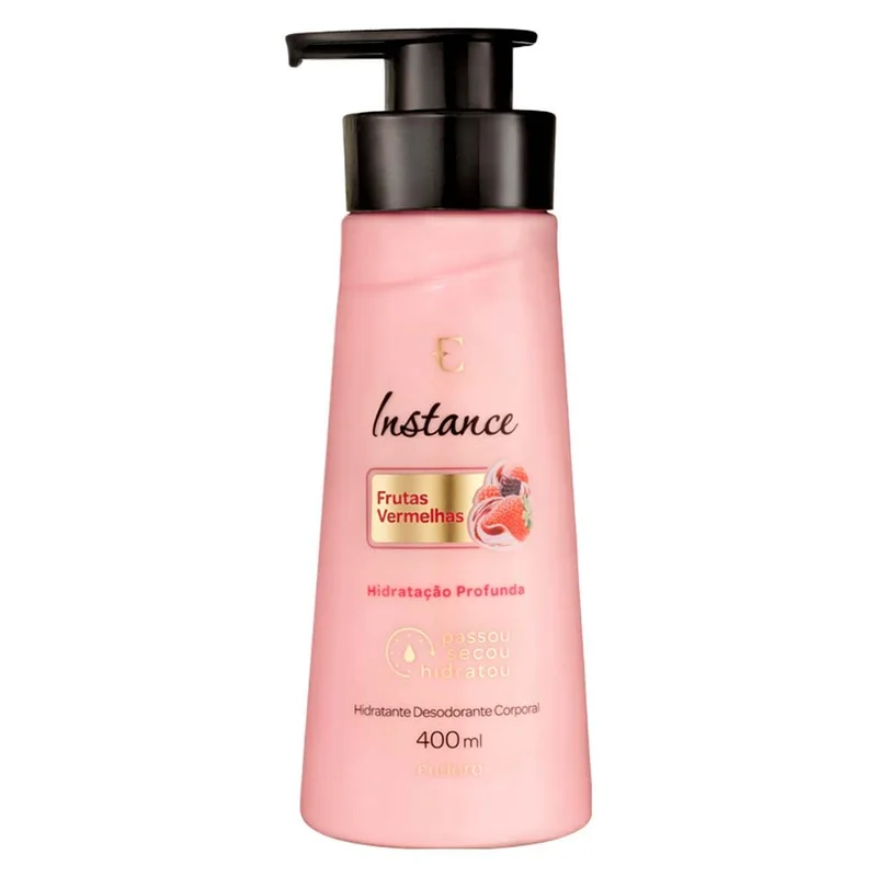 Eudora Hidratante Desodorante Corporal Instance Frutas Vermelhas 400ml