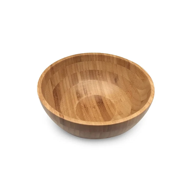 Oikos - Bowl de Bambu para Salada Grande Servir Refeições e Frutas | Fibra de bambu, mesa posta, petiscos, resistente, leve, reutilizável, fácil limpeza, design moderno, cozinha