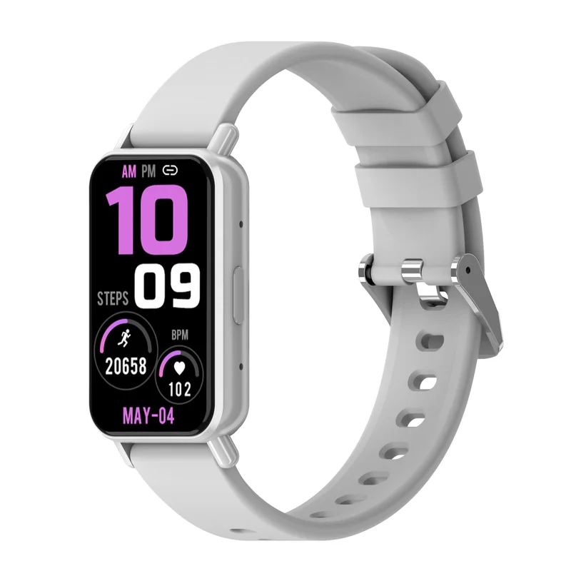 PEJE Band 1,1.45" TFT Tela, Smartwatchs,IP68 à Prova d‘Água,Relogio Smartwatch Feminino,100+ Modos Esportivos, Notificações Inteligentes, Assistente de Voz, Compatível com iOS/Android(Prata)