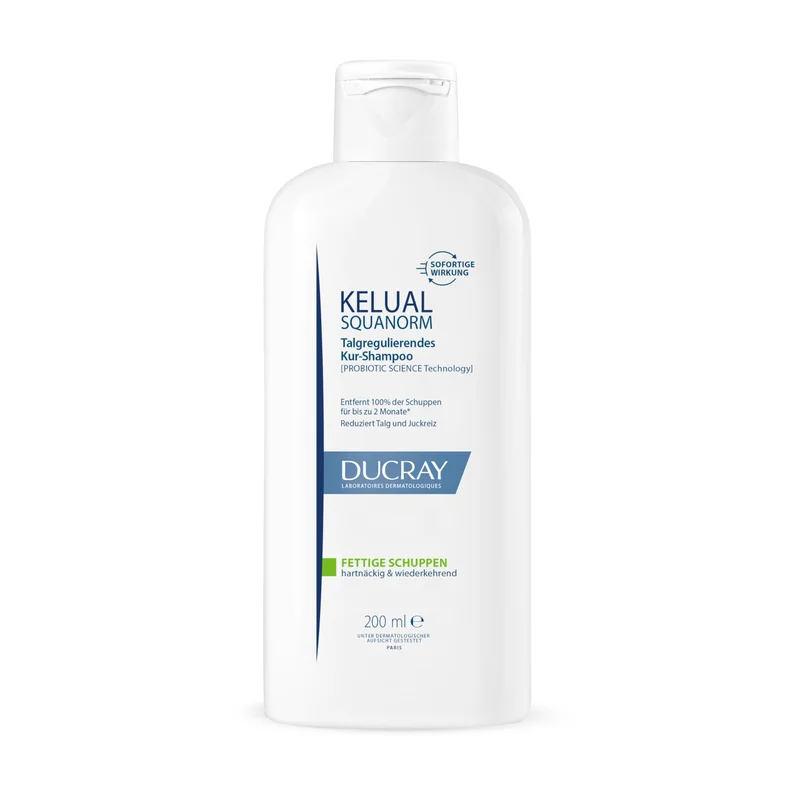 Ducray Kelual S Squanorm Shampoo Anticaspa para cabelos normais a oleosos 200ml