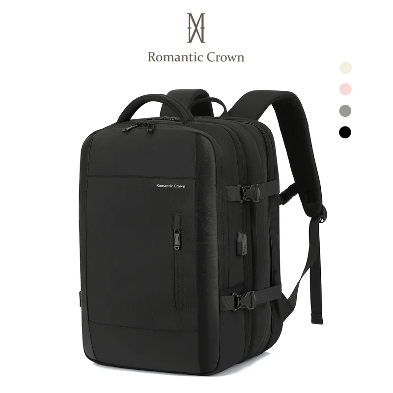 ROMANTIC CROWN Mochla de Viagem MascuIino e Feminina ImpermeaveI Reforçada Executiva para Notebook