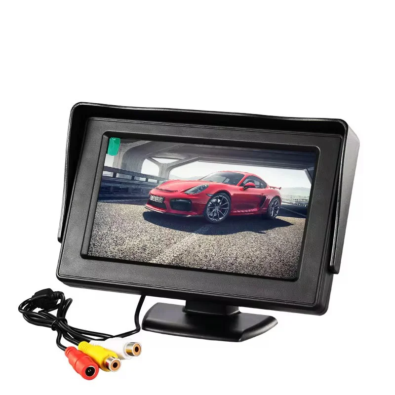 Mini Monitor Veicular LCD 4.3 Polegada Portátil Ipega