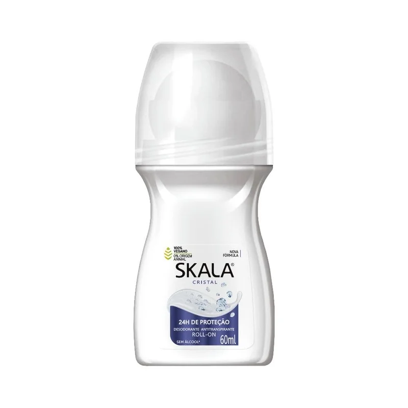 Desodorante Roll-On 60Ml Cristal, Skala | Proteção por mais tempo