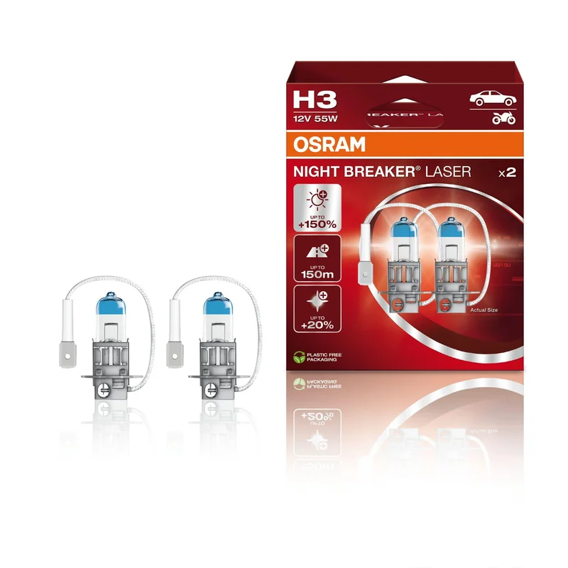 Lâmpada H3 Osram Night Breaker Laser