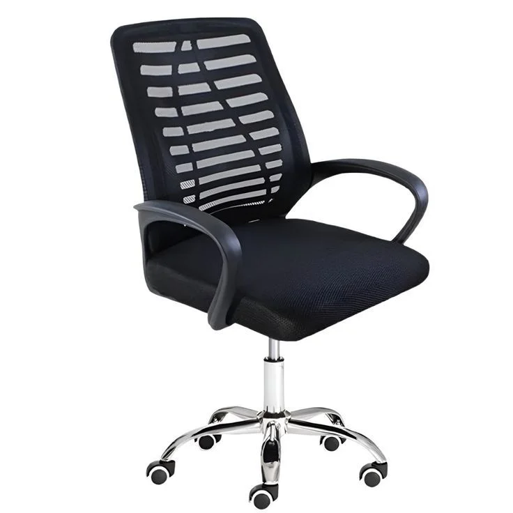 Cadeira Escritório Giratória Viena Ergonômica Tela Mesh Base Cromada 100kg Conforto Home Office Gamer Trabalho Estudos