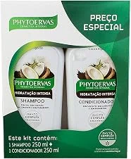 Phytoervas Kit Shampoo E Condicionador 250Ml Hidratação Intensabranco Branco