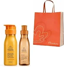 Kit Natura TODODIA CARAMELO SALGADO Creme Hidratante Corporal 400ml e Body Splash 200 ml Sacola