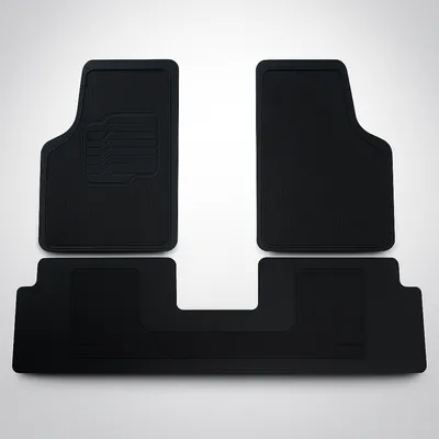 Tapete Borracha Automotivo Universal Para Carro Traseiro inteiriço Jogo 3 peças