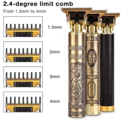 1/2/3/4 Máquina De Cortar Cabelo Para Barba Masculina, Barbeador Aparador Elétrico Profissional