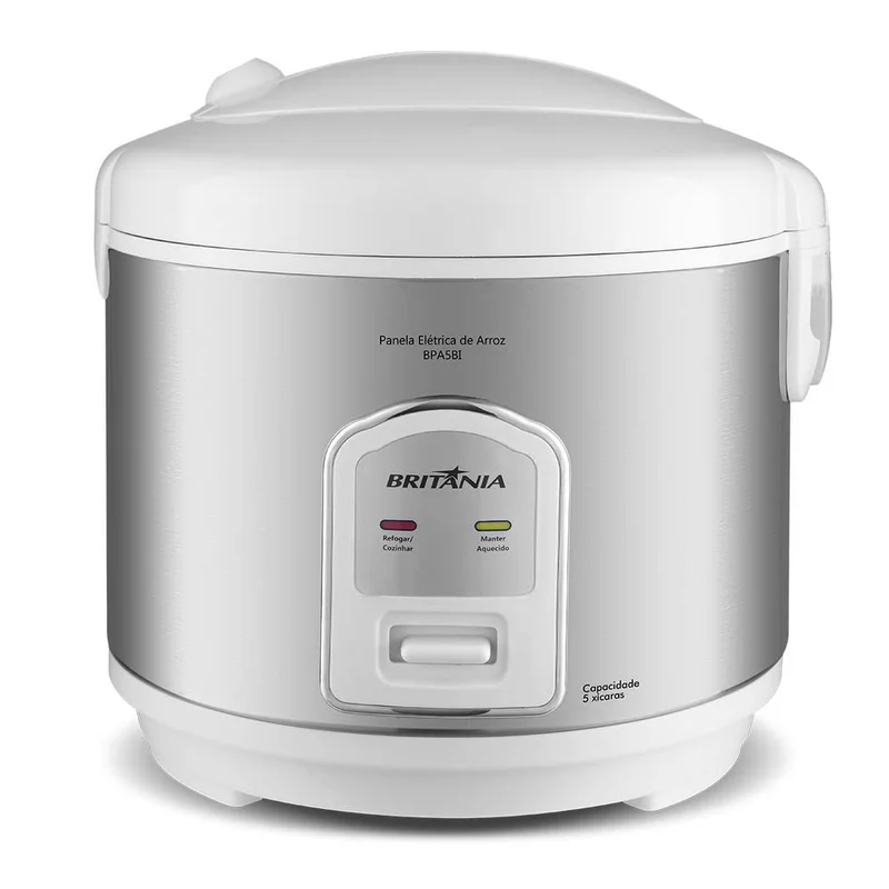 Panela de arroz, Bpa5bi, 5 xícaras, Branco, 110v, Britânia