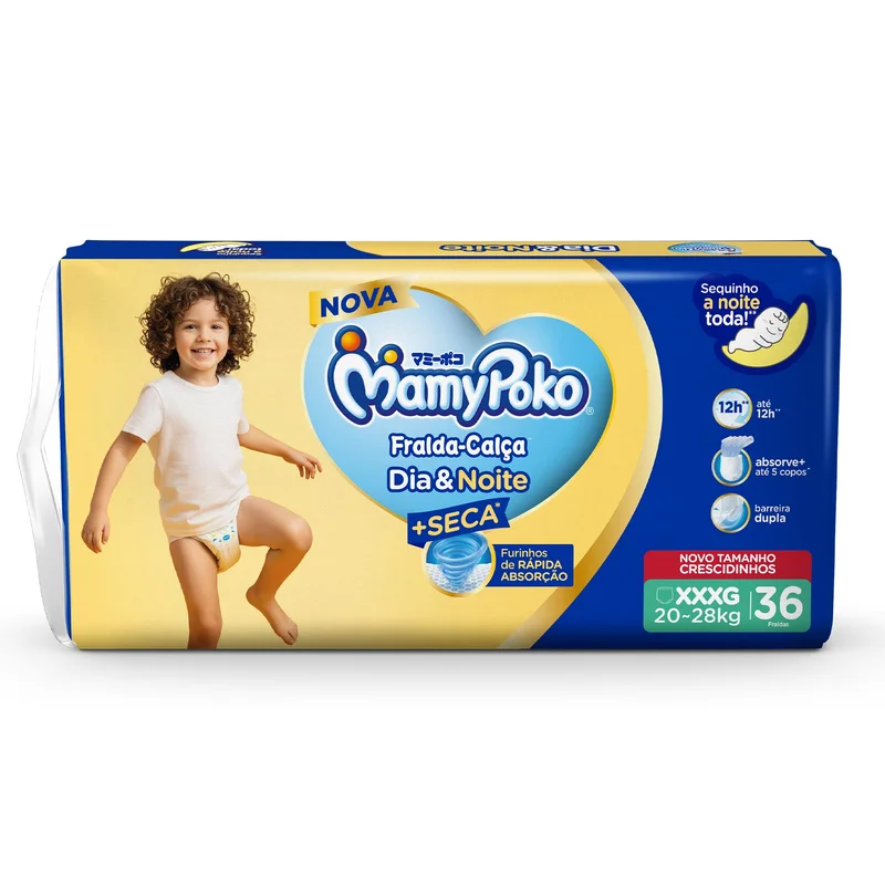 MAMYPOKO FRALDA CALCA DIA E NOITE GIGA XXXG36