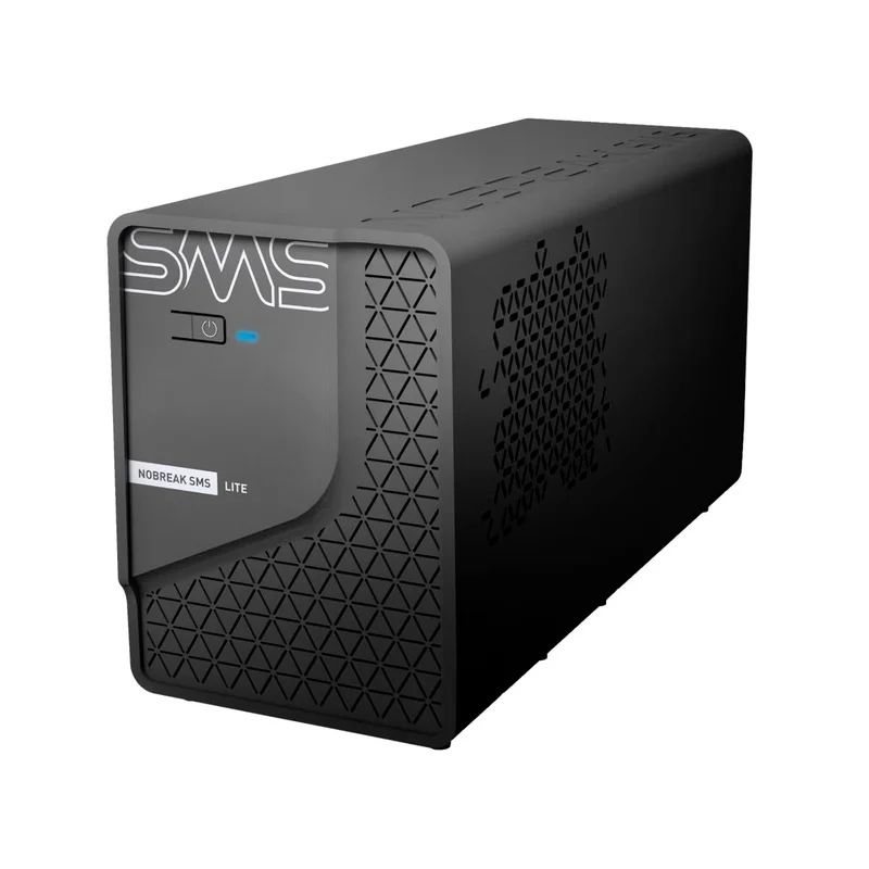 Nobreak SMS Lite 600VA 115V Monovolt | 4 Tomadas | Senoidal por Aproximação | Indicado para PC, Notebook, Videogames, Modem, Roteador e Outros