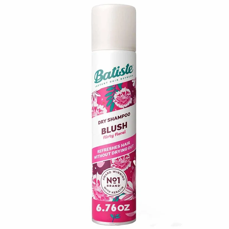Shampoo a seco Batiste Blush 200ml Remove Oleosidade, Refresca Rápido, Livre de Sulfatos