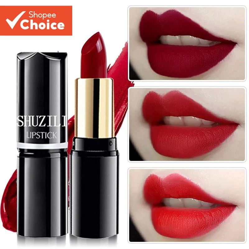 Shu Zili Round Makeup Batom Hidratante Cosméticos Fácil De Aplicar Cor E Não Desbotar