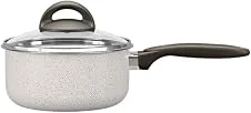 Brinox - Panela com Tampa 16X8Cm 1,3L Ceramic Life Suprema - Vanilla