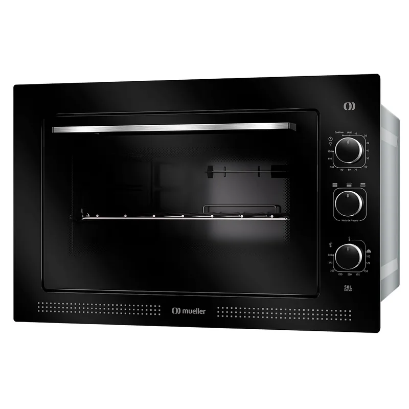 Forno Elétrico de Embutir Mueller Preto 50 Litros MFE50K 127V