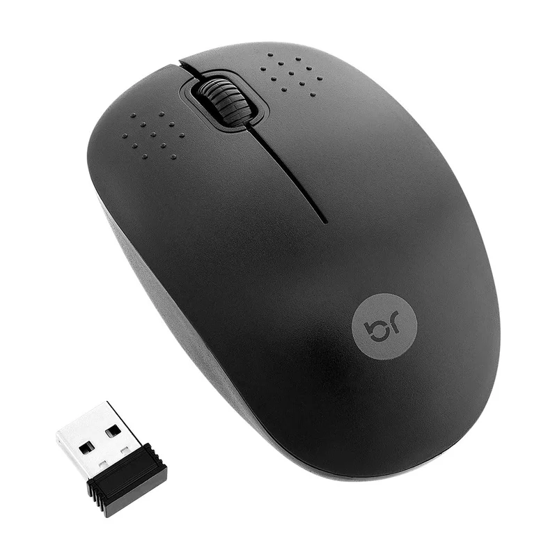 Mouse sem Fio Malasia Preto - Bright