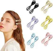Presilha de cabelo colorida com dopamina,12 kit presilha feminina, ideal para decoração em fotos, maquiagem e cuidados pessoais