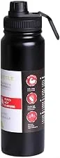 Garrafa Térmica Esportiva 800 ml Inox Parede Dupla – Antivazamento, Livre de BPA, Alça de Transporte