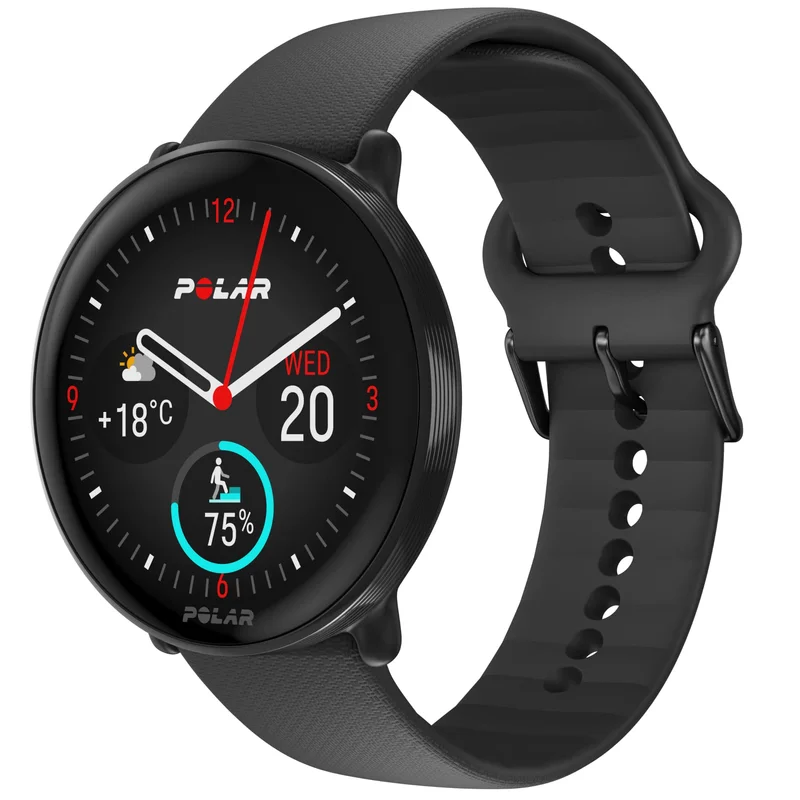 Polar Ignite 3 Preto - Relógio de Condicionamento e bem-estar com GPS, Análise do Sono, Tela AMOLED, Monitor de Atividade 24 horas, FC, Exercícios Personalizados e Orientação por voz em tempo real