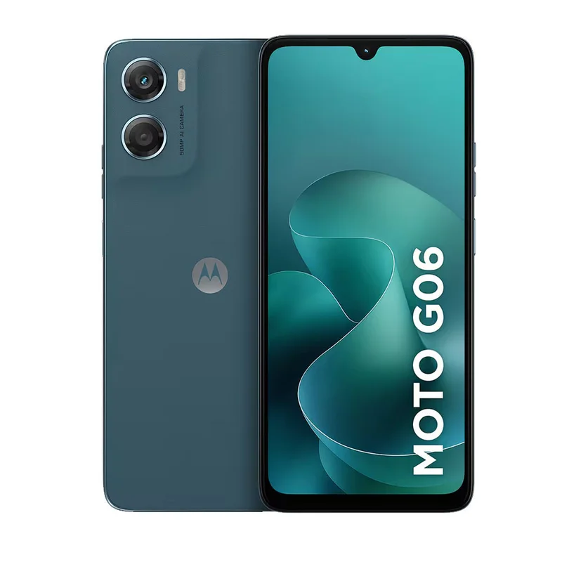 Smartphone Moto g06 4G Tela 6,9 128GB Câmera 50MP Azul Marinho Motorola