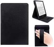 WB Capa Novo Kindle 12ª Geração Silicone Flexível e Sensor Magnético Freedom Preta (Não compatível com os modelos 11ª Geração, Paperwhite e Oasis)