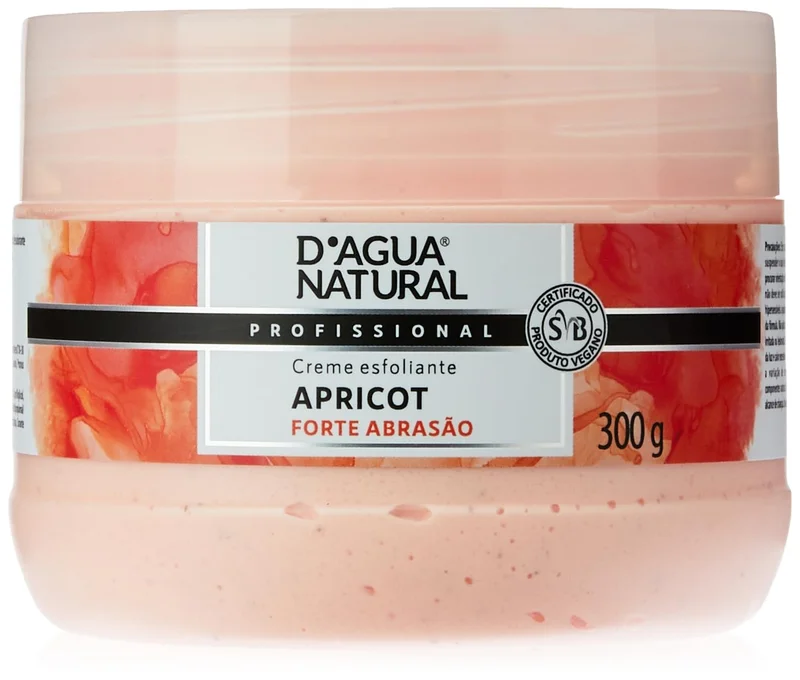 D'AGUA NATURAL Creme Esfoliante Apricot Forte Abrasão D'Agua Natural 300 G