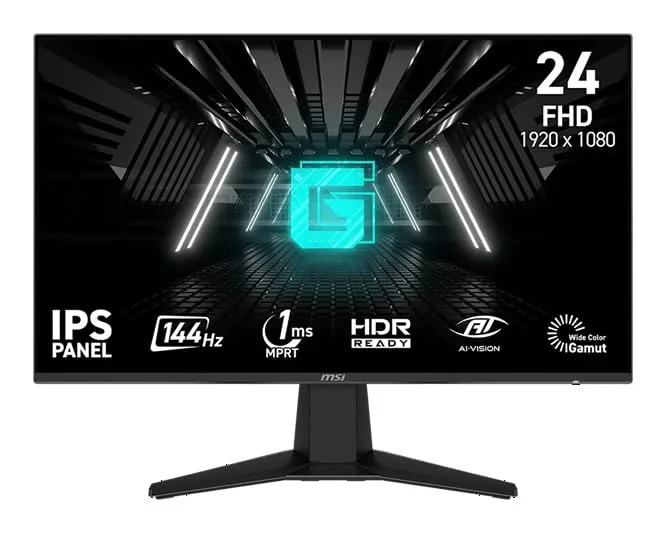 MSI Monitor Gamer G242L E14, 23.8'', Full HD, IPS, 144Hz, 1ms - 9S6-3BC61T-002