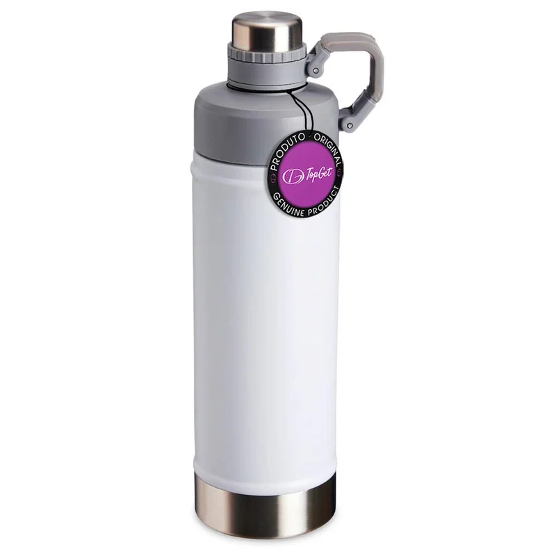 Garrafa Squeeze Térmico em Inox 700 ml Acid TopGet (Branco)