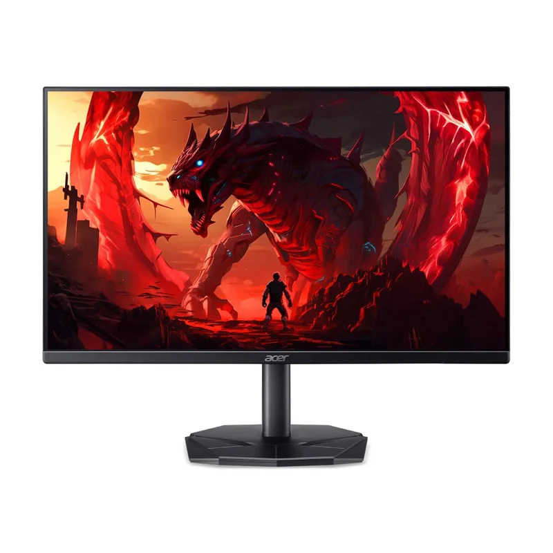 Monitor Gamer Acer Nitro KG0 KG240Y W3biip com Tela LED de 23,8" IPS Anti Reflexo resolução 1920x1080 Full HD 16:9 Inclinação de até 25º 1ms e taxa de atualização de 240Hz