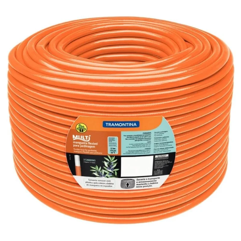 Tramontina Mangueira Super Flex Para Jardim 1/2", 50 M