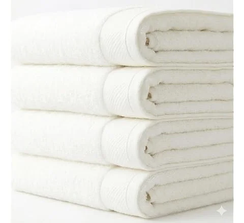 4 Toalhas De Banho Gigante Gramatura 500 G/m² Grossa Felpuda Eleganz (Branco)