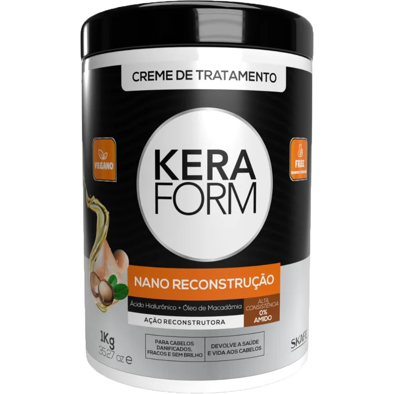 Skafe Creme De Tratamento Intensivo Nano Reconstrução 1 Kg