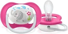 Chupeta Ultra Air 6-18 Meses Philips Avent Girl Unitária Elefante 081/12