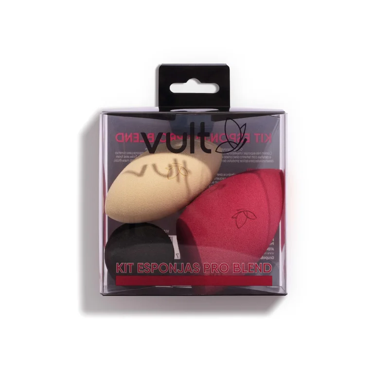 VULT KIT ESPONJAS DE MAQUIAGEM PRO BLEND
