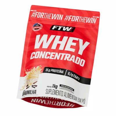Whey Protein Concentrado 1kg Refil - FTW