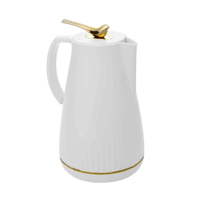WOLFF - Garrafa Térmica de Plástico New Bird Branca 1L