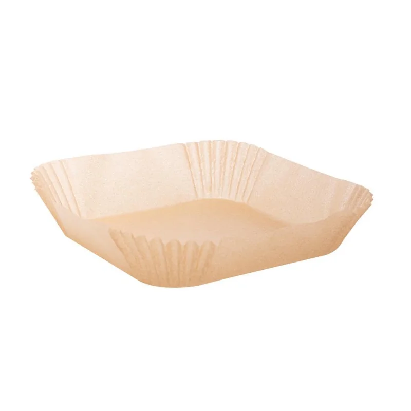 LYOR - Conjunto de 50 Formas de Papel Descartável para Air Fryer 16cm x 16cm x 4,5cm