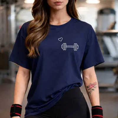 Camisetão T-shirt Basic Unissex 100% Algodão Feminina Gym Treino Academia Fitness Musculação halter