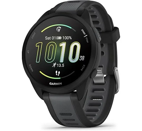 Garmin Relógio Forerunner 165 - 43mm com Monitor Cardíaco de Pulso e GPS