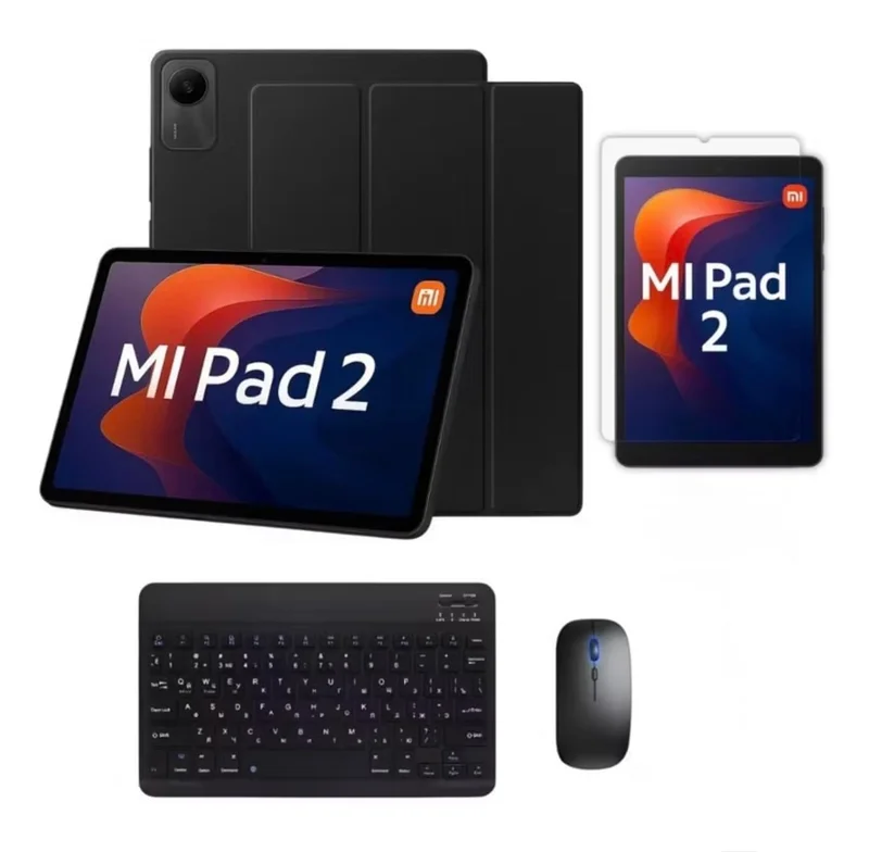 Kit Capa Slim Para Xiaomi Redmi Pad 2 11" Polegadas + Teclado + Mouse + Película + Caneta (CLIQ.Envio).
