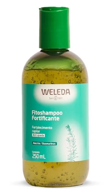 Weleda Fitoshampoo Fortificante Rosmarinus | Shampoo Natural com Alecrim para Fortalecimento Capilar | 250ml