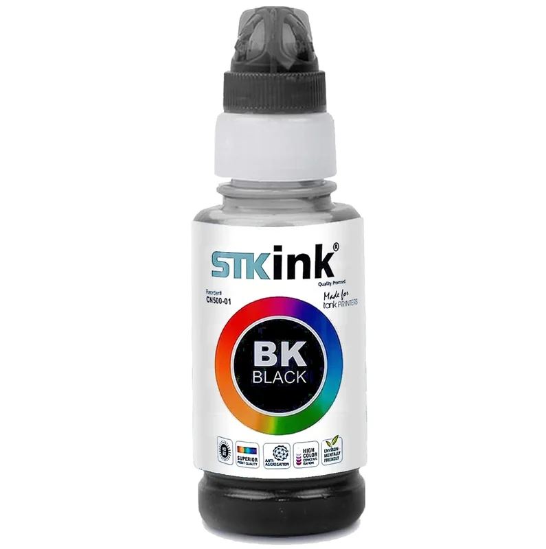 1x Tinta Stkink Para Impressora Gi190 G3100 G3102 G3110 G3111 G4100 190 (Black)